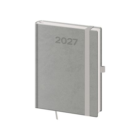 Diář 2027 týždenný B6 Print Pop - šedá Diář 2027 týždenný B6 Print Pop - šedá