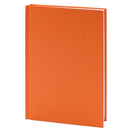 Diář A5 1 strana / 1 den 2026 - Standard oranžový