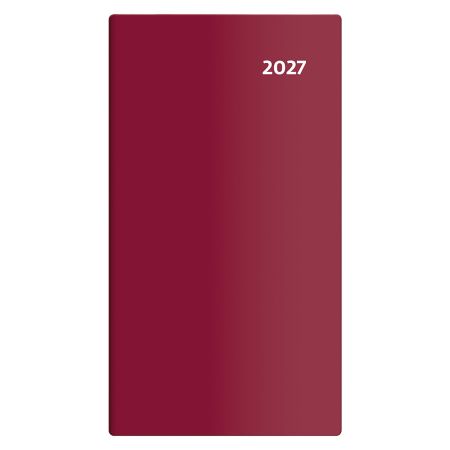 Diář vreckový 2027 - Torino dvojtýždňový - bordová Diář vreckový 2027 - Torino dvojtýždňový - bordová