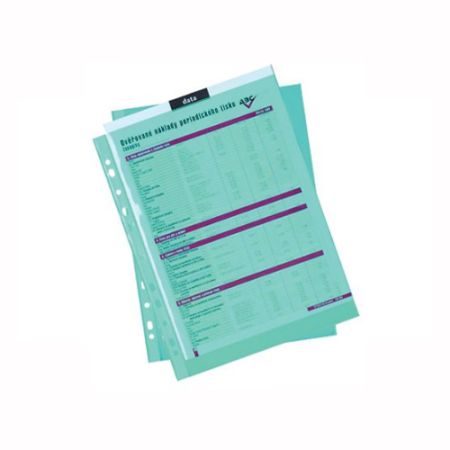 Euroobal A4 50 um barevný - modrý, lesklý 100 ks