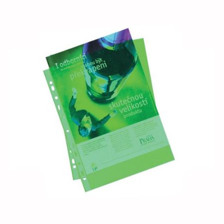 Euroobal A4 50 um barevný - zelený, lesklý 100 ks