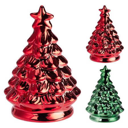 Figurka vánočního stromku 12 cm (mix 2 barev /cena za 1 ks)