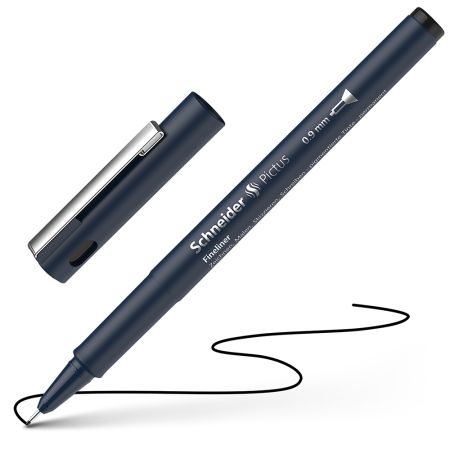 Fineliner Schneider Pictus 0,9 - černá náplň Fineliner Schneider Pictus 0,9 - černá náplň