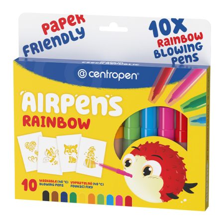 Fixy - foukací CENTROPEN 1500 pastel - sada 10 ks