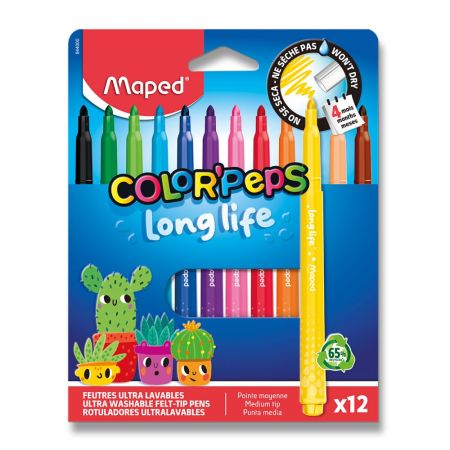 Fixy MAPED Long Life 2.0 (sada 12 barev)