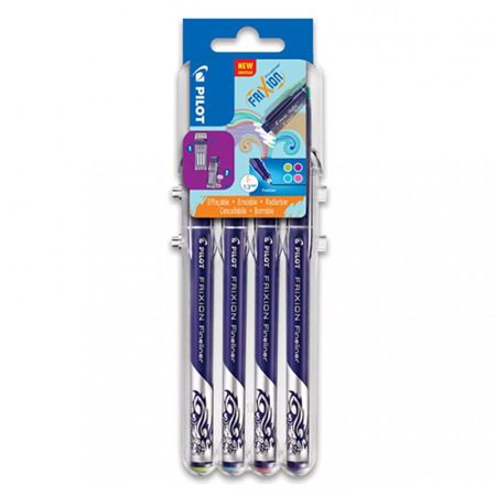 Frixion Fineliner 0,45mm, sada 4ks - pastel