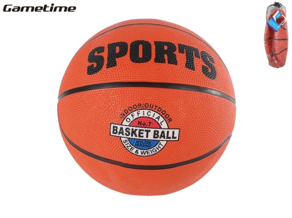 Gametime basketbalový míč velikost 7 v síťce