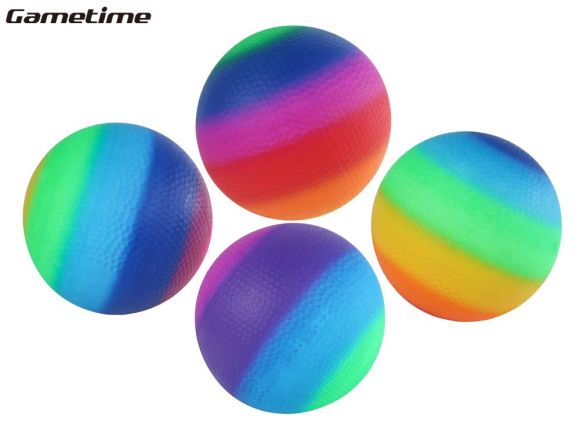 Gametime míč 21cm duhový 4barvy 10m+ v sáčku