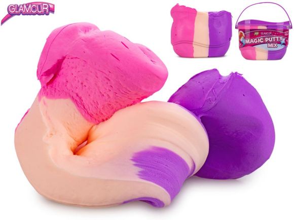 Glamour magická hmota 240g trojbarevná v kyblíku