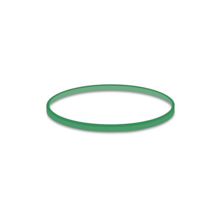 Gumičky zelené tenké (1 mm, O 5 cm) [1 kg]