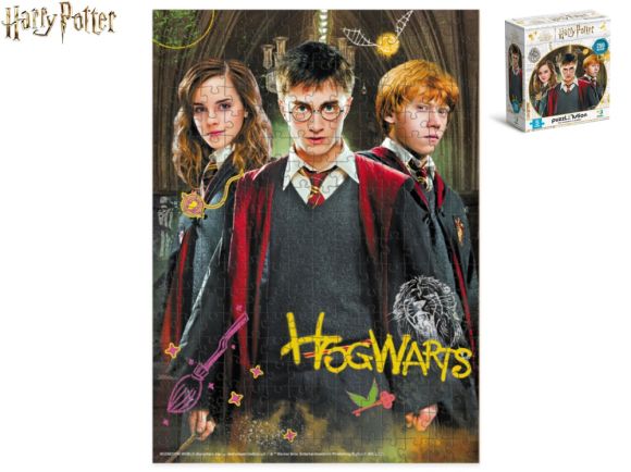 Harry Potter puzzle 32x23cm Harry a přátelé 250dílků v krabičce