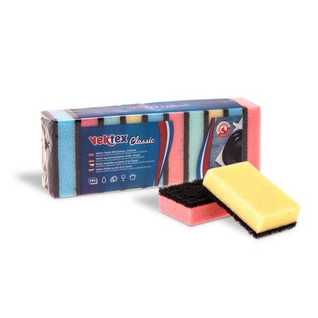 Houbička na nádobí VEKTEX Classic 10 kusů