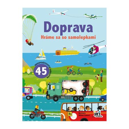 Hrajeme si se samolepkami - Doprava A4