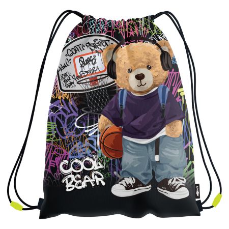 JUNIOR S8 Taška na pleny s potiskem - Cool Bear JUNIOR S8 Taška na pleny s potiskem - Cool Bear
