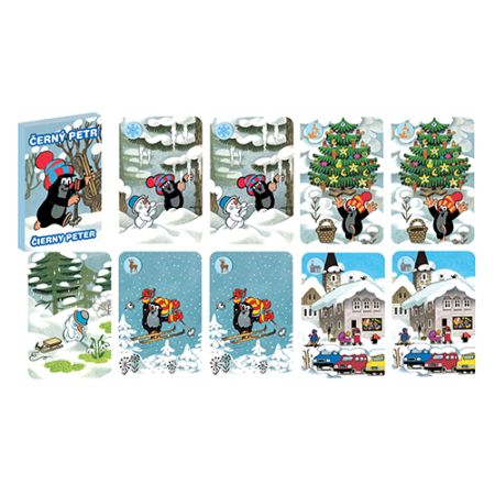 Karty Akim Černý Petr - Krteček 5