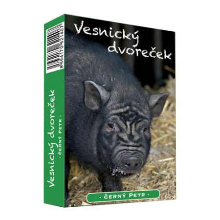 Karty hrací - Černý Petr - Vesnický dvoreček