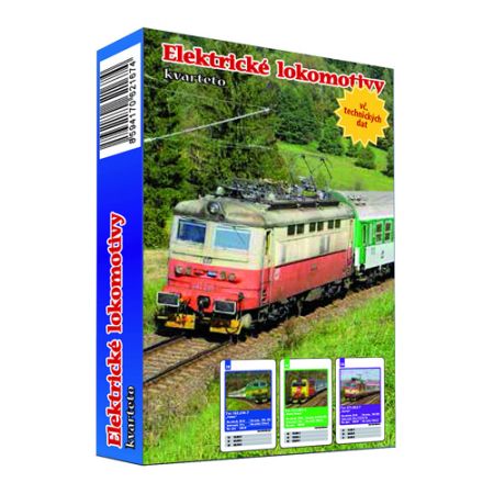 Karty hrací - Kvarteto Elektrické lokomotivy