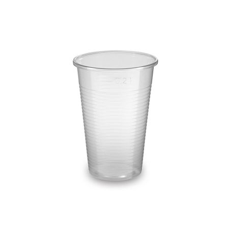 Pohár (PP) ECONOMY průhledný O70mm 0,2L [100 ks]