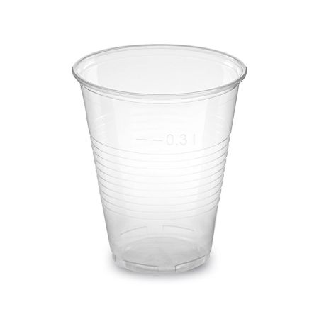 Pohár průhledný 0,3 l (PP), 50 ks