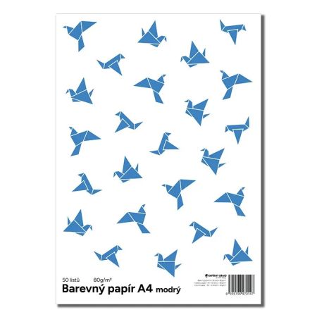 Kopírovací papier A4 80g KP - modrý (bal. 50 ks)