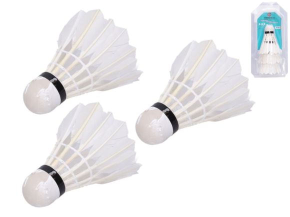 Košíčky na badminton 3ks v blistru