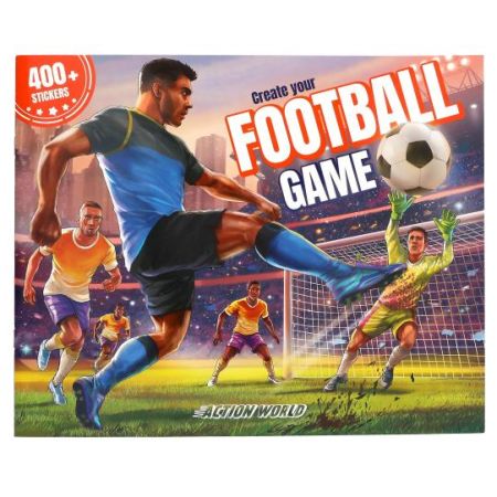 Kreativní sešit se samolepkami - Fotbal
