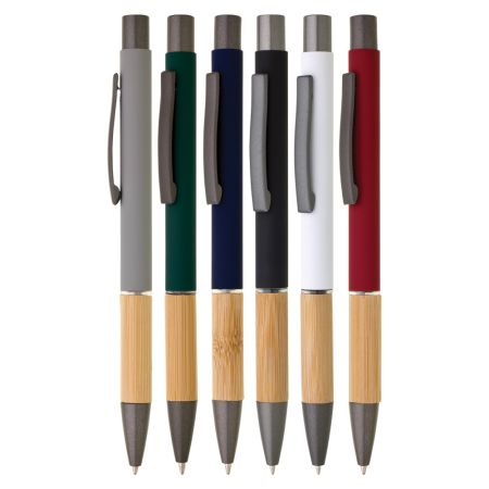 Kuličkové kovové pero ALBA (mix 10 barev)