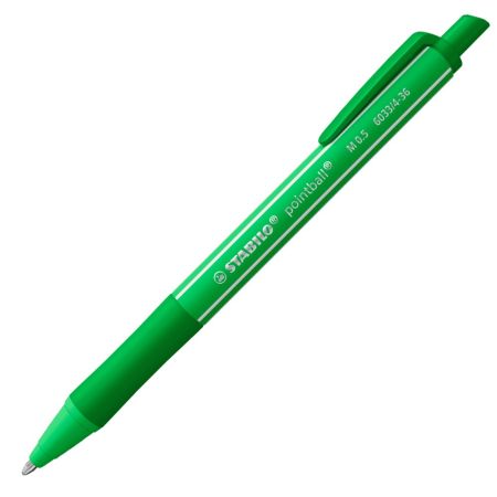 Kuličkové pero STABILO pointball colorful - zelená náplň Kuličkové pero STABILO pointball colorful - zelená náplň