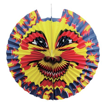 Lampión Slnko/Mesiac, papierový, guľatý, 44 cm