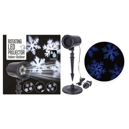 LED Projektor, Vánoční vločky IP44