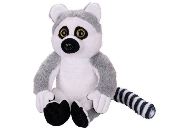Lemur plyšový 25cm sedící 0m+ v sáčku