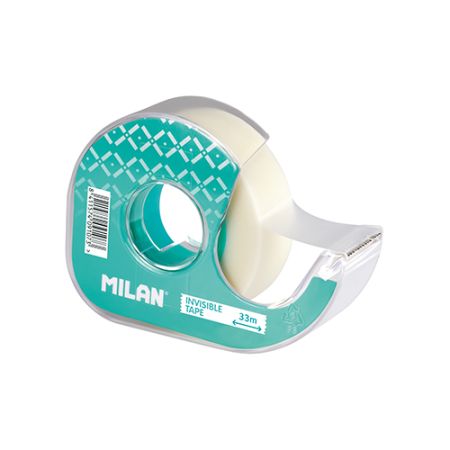 Lepicí páska neviditelná/matná MILAN 19 mm x 33 m s dispenzorem