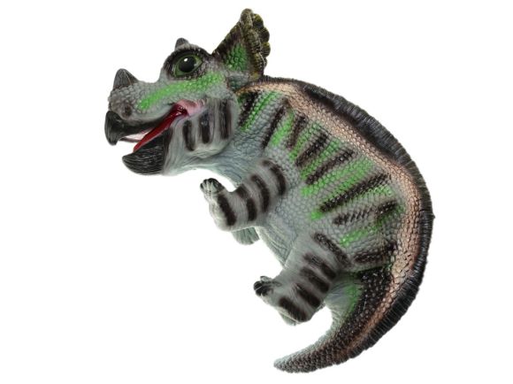 Maňásek dinosaurus mládě 42cm zelené v sáčku