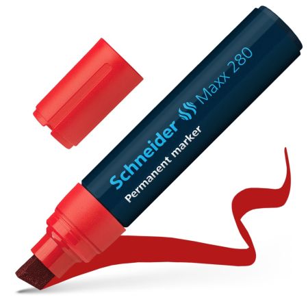 Marker Schneider Maxx 280 permanentní - červený