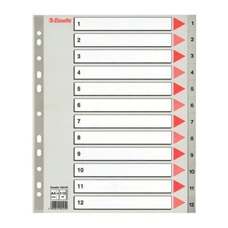 Maxi plastový rozřazovač 1-12