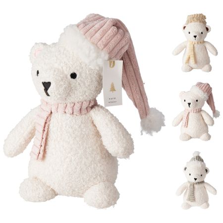 Medvídek se zarážkou na dveře 25 cm (mix 3 barev)