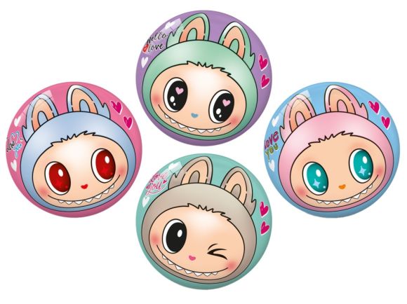 Míč 11cm Hello Love 10m+ 4druhy