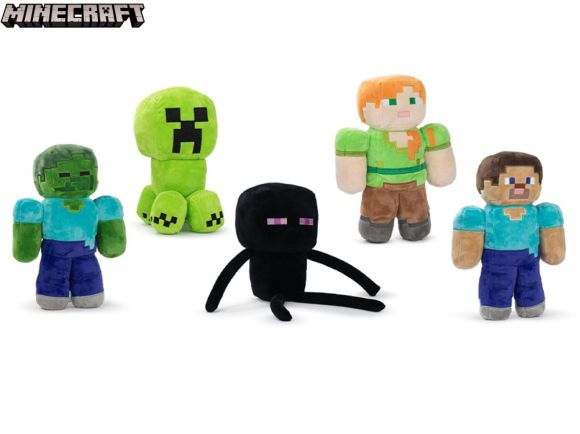 Minecraft plyšový 30cm 5druhů 0m+