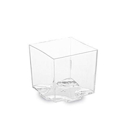 Fingerfood pohárik (PS) hranatý číry 44 x 44 x 43 mm 65ml [20 ks]