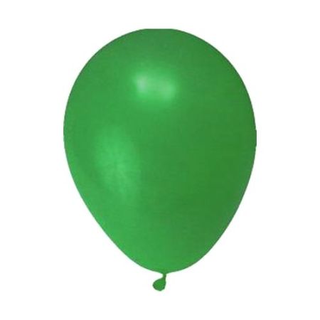 Balón M 25 cm, zelený / 10 ks /