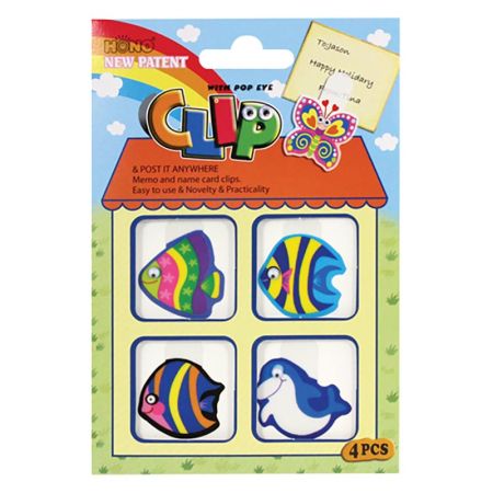 Nalepovací klip CPE 302 A-D ozdobný