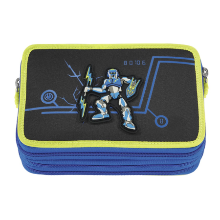 Naplněný blikací penál Step by Step, Robot Naplněný blikací penál Step by Step, Robot