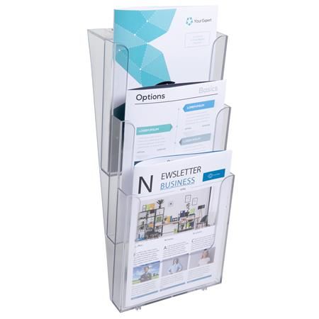 Nástěnný držák na katalogy A4, 3 složky, EXACOMPTA 