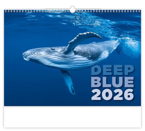 Nástěnný kalendář 2026 Deep Blue