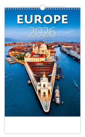 Nástěnný kalendář 2026 Europe