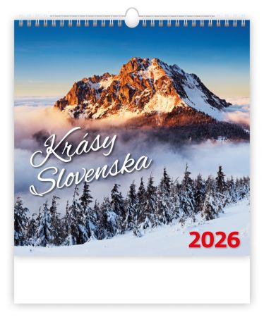 Nástěnný kalendář 2026 Krásy Slovenska