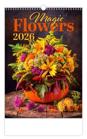 Nástěnný kalendář 2026 Magic Flowers