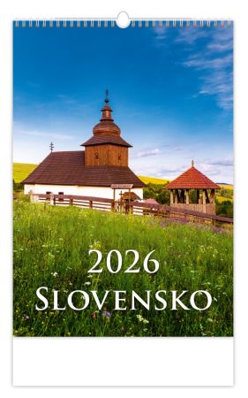 Nástěnný kalendář 2026 Slovensko