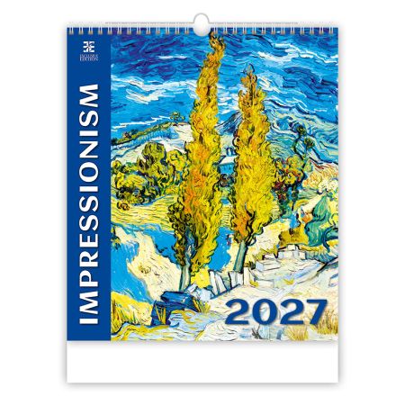 Nástenný kalendár 2027 Impressionism