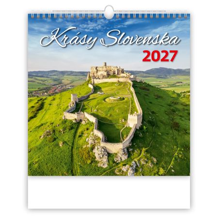 Nástenný kalendár 2027 Krásy Slovenska
